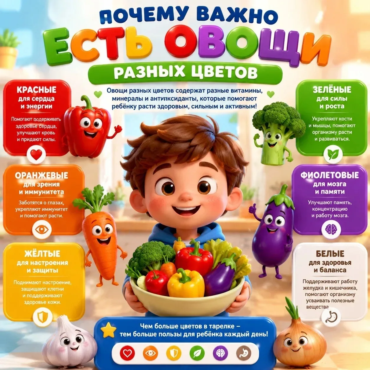 🌞 Лето и осень — самое время для овощей!