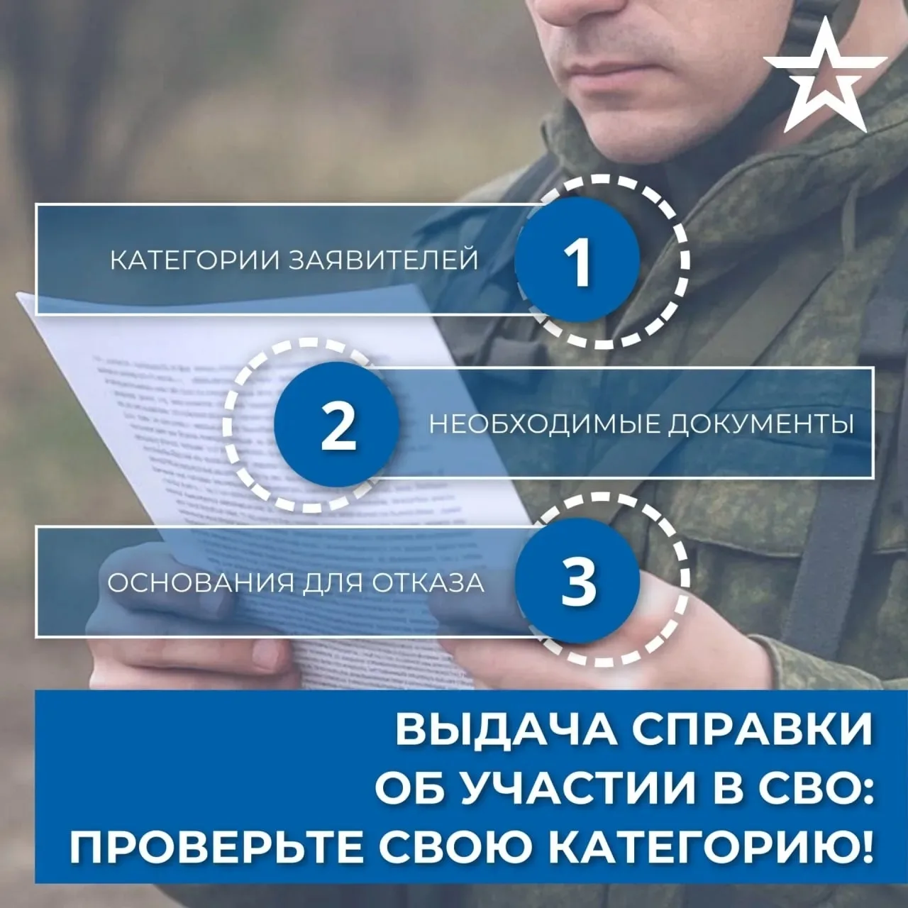 Друзья, хочу поделиться полезной информацией - как получить справку об участии военносл...