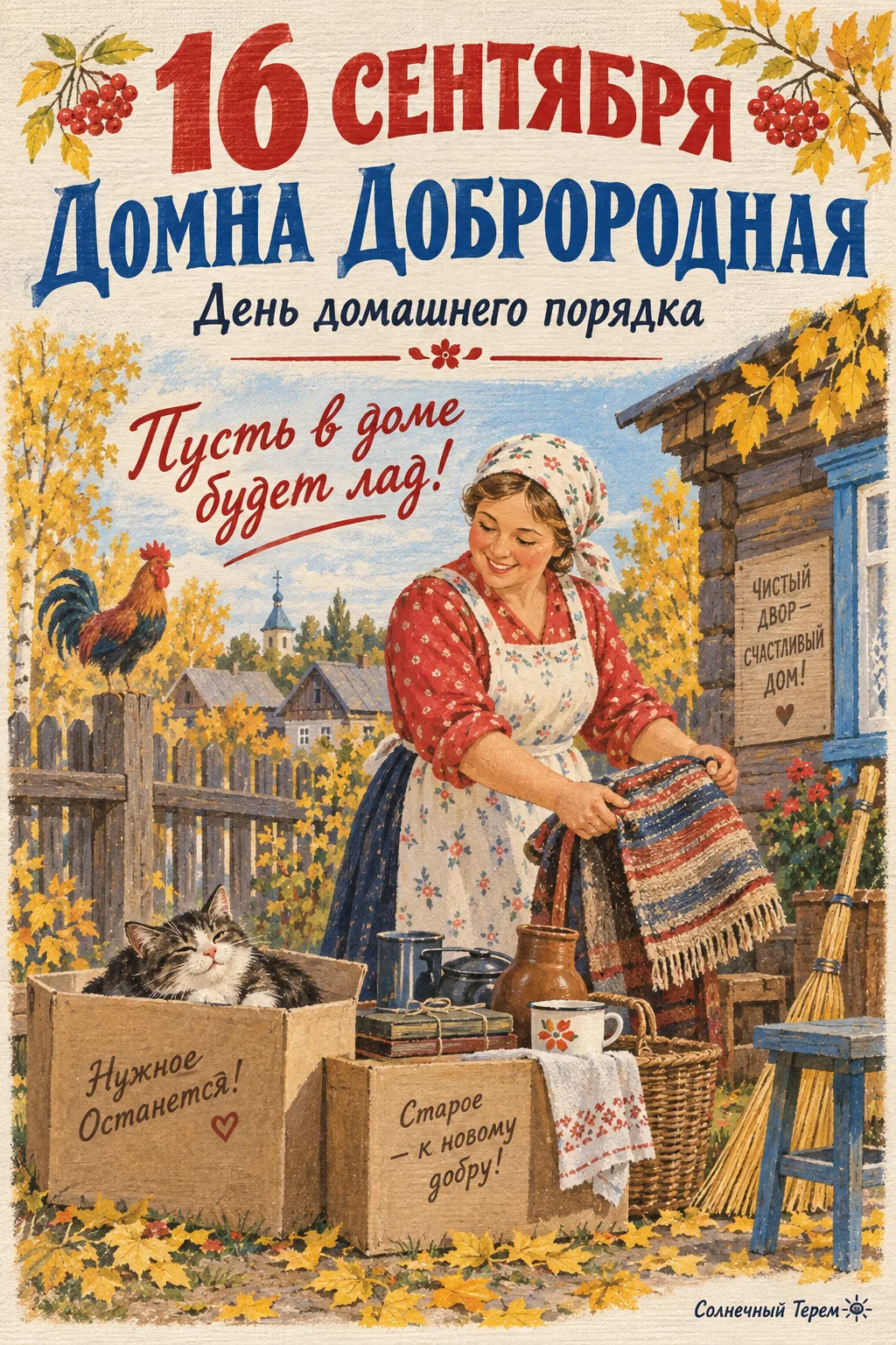 Сегодня — Домна Доброродная 🏡🍂