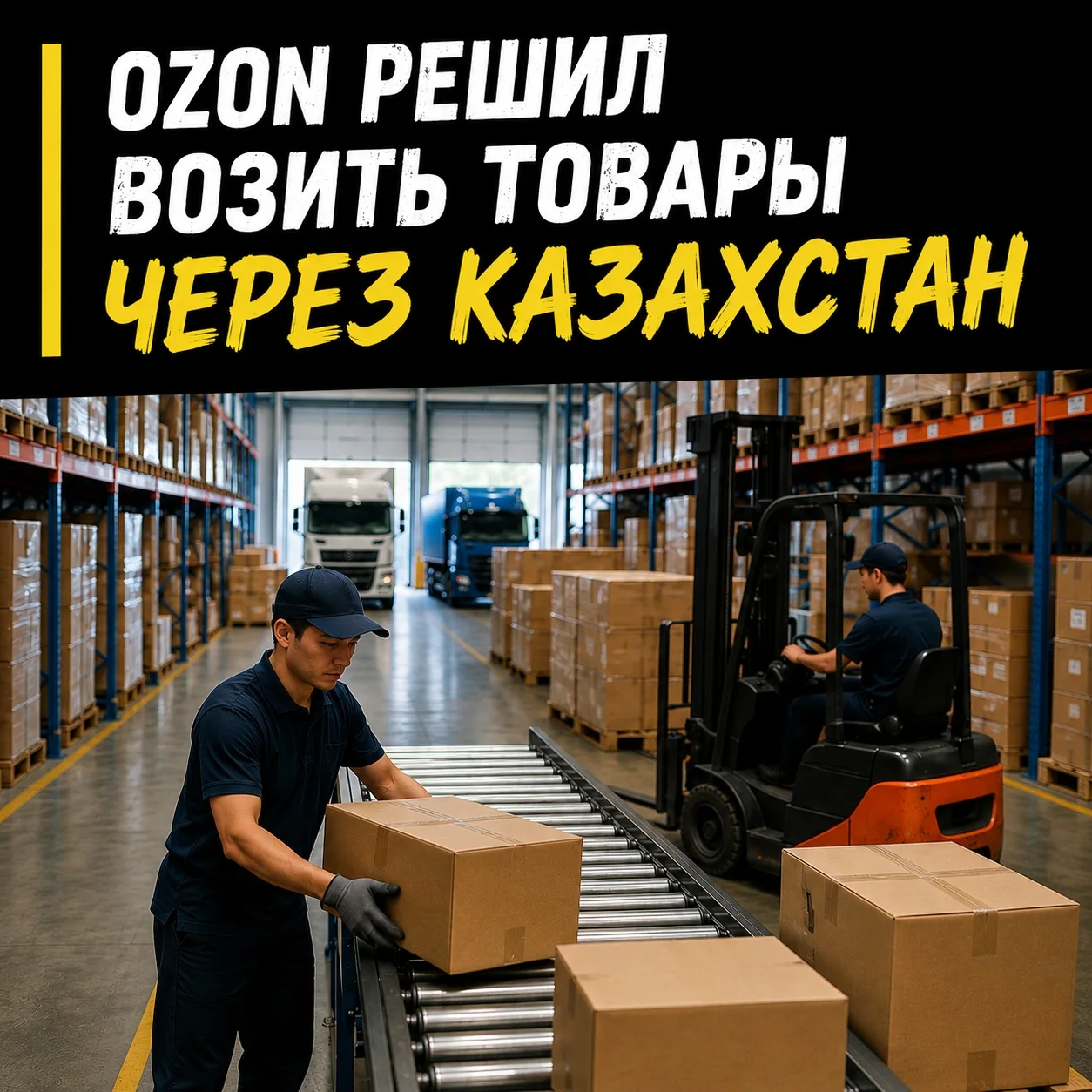 🇰🇿📦 Ozon открывает для продавцов новый маршрут через Казахстан