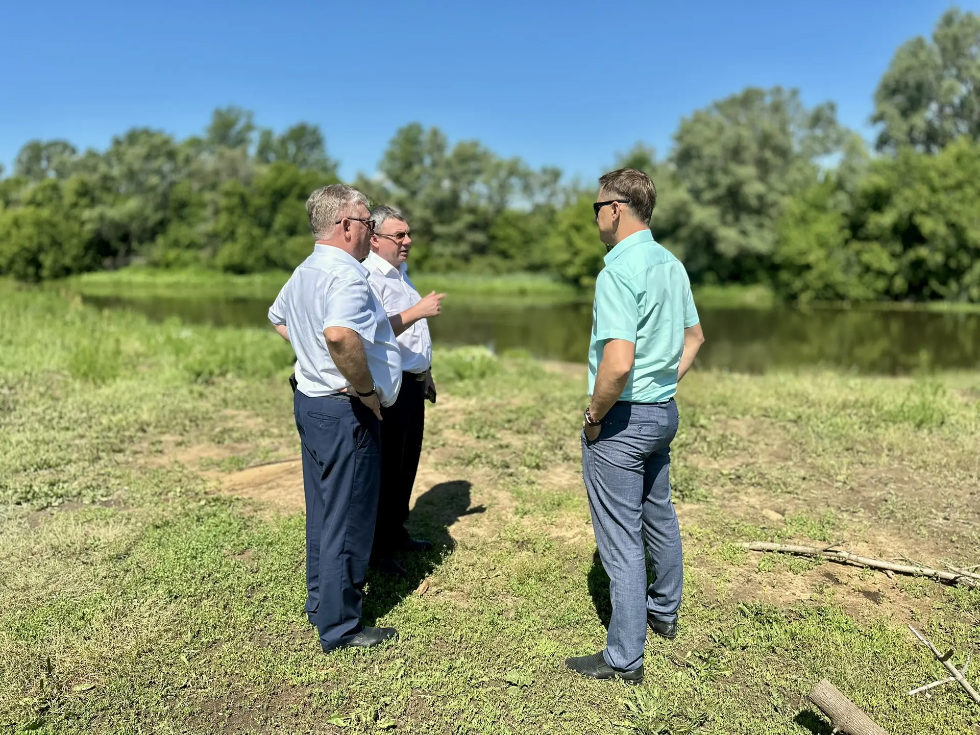 Сегодня в ходе рабочей встречи с представителями депутатского корпуса П.Н. Клыковым и С.В.Коротковым
