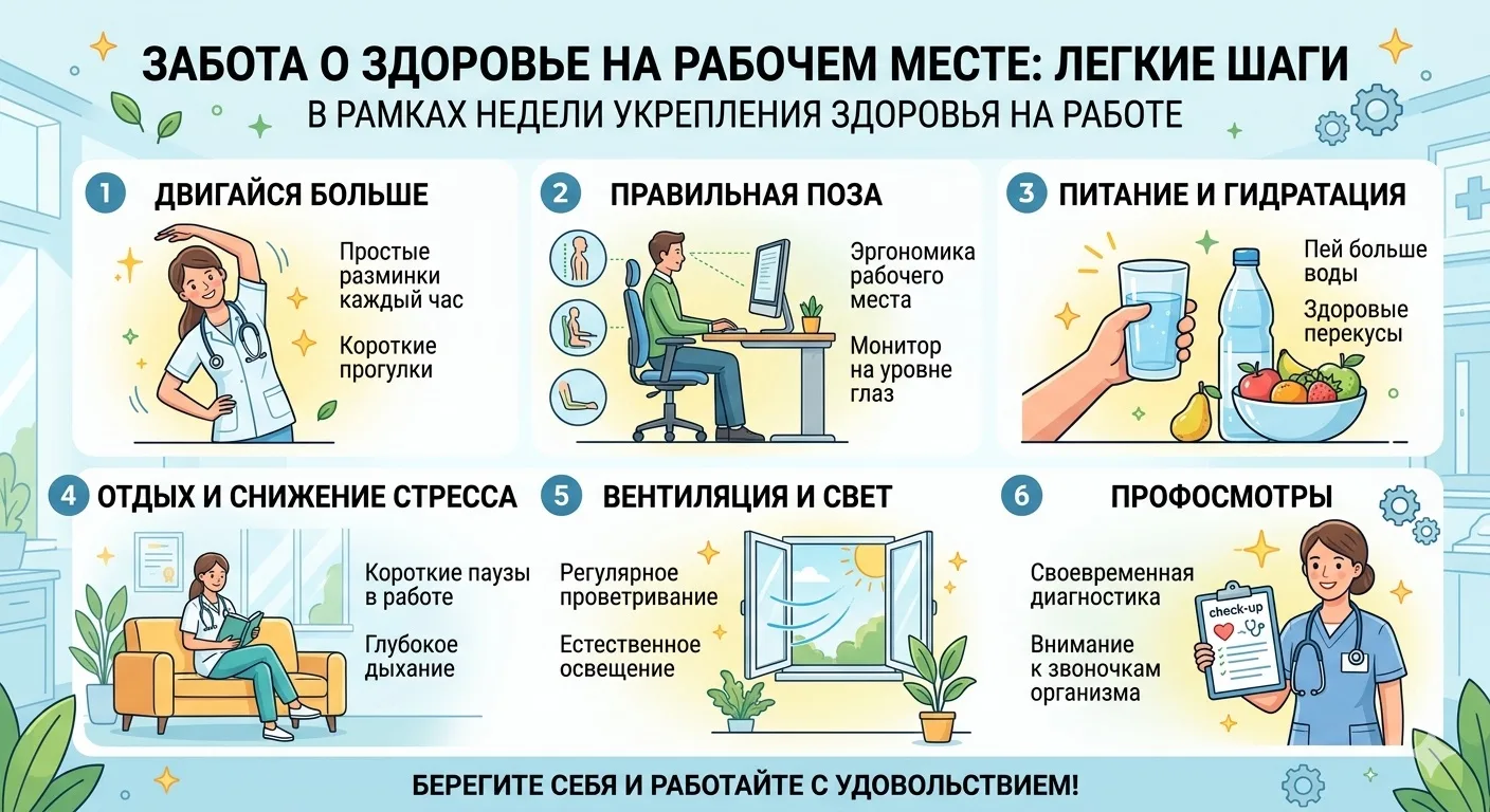 ☕️ Работа — это не только задачи, но и наше самочувствие