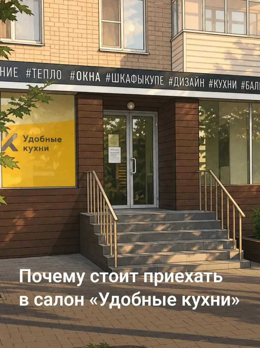 Почему стоит приехать в салон «Удобные кухни»