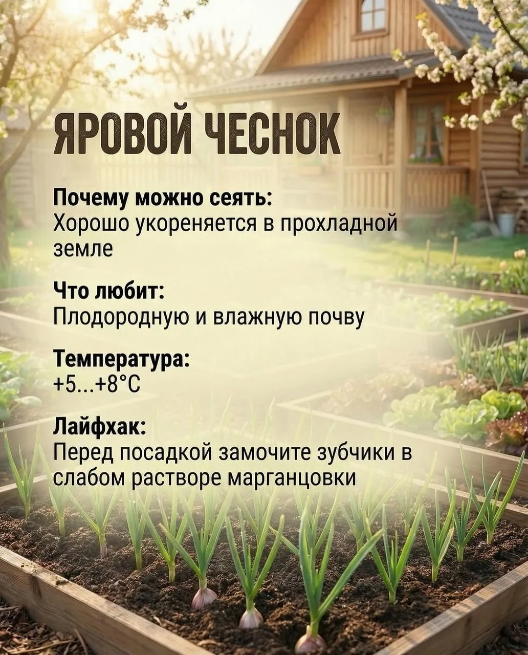 Что сеять в начале апреля, чтобы точно взошло и дало урожай?