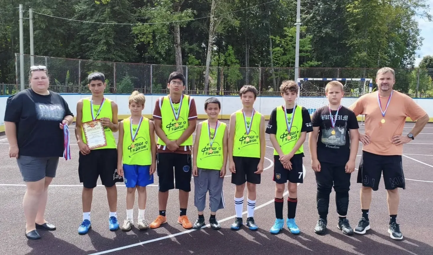 🏆Чемпионы турнира по мини – футболу, посвященный Дню физкультурника