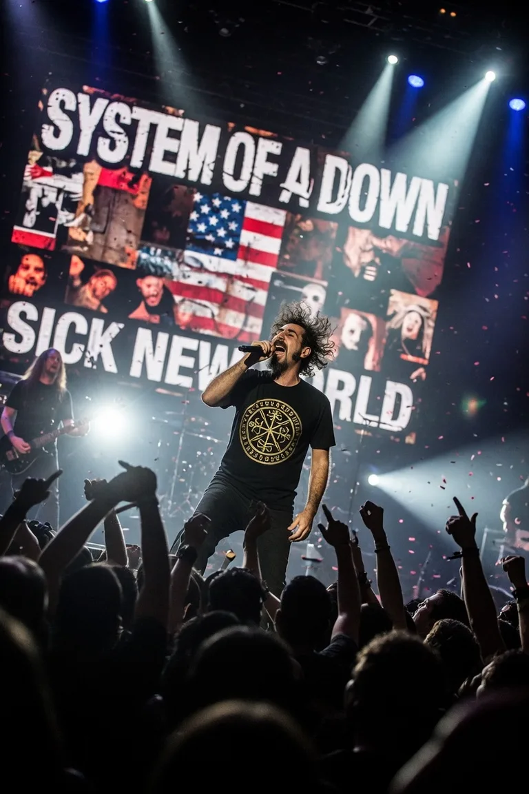 System of a Down снесли Sick New World: хаос, политика и Серж Танкян

System of a Down вышли в хедла