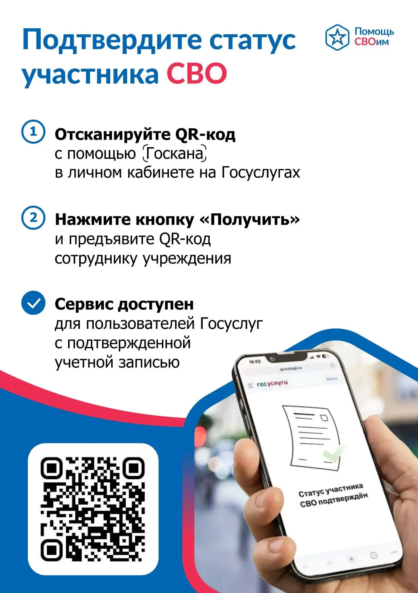 👍Участники СВО могут оформить региональные льготы  онлайн на «Госуслугах»