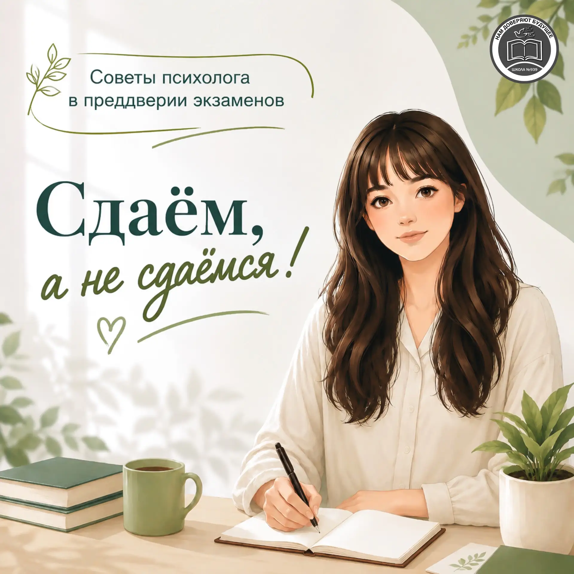 📝 СДАЁМ, А НЕ СДАЁМСЯ!  Экзаменационный период — время, когда особенно важны не только знания, но и 