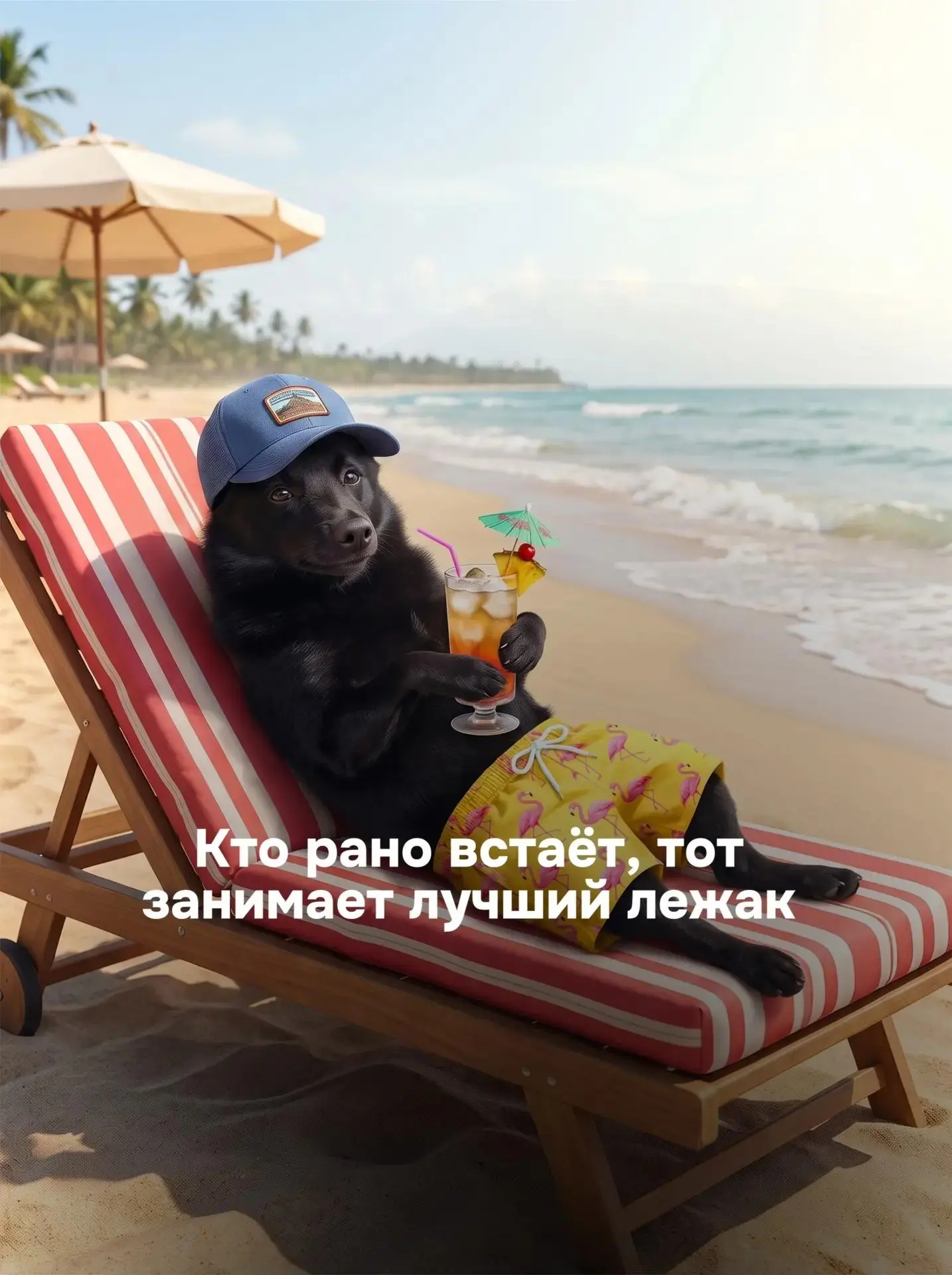 Доброе утро!🚀💥 Даже под дождём можно мечтать о дальних берегах — пусть день будет тёп...