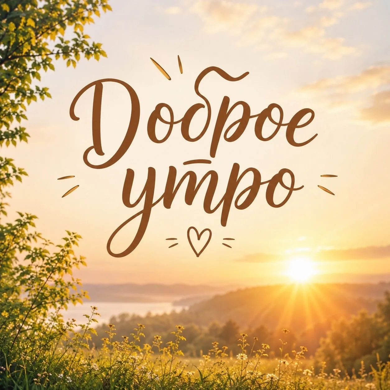 🌤️ Доброе утро! Пусть этот день будет светлым и радостным