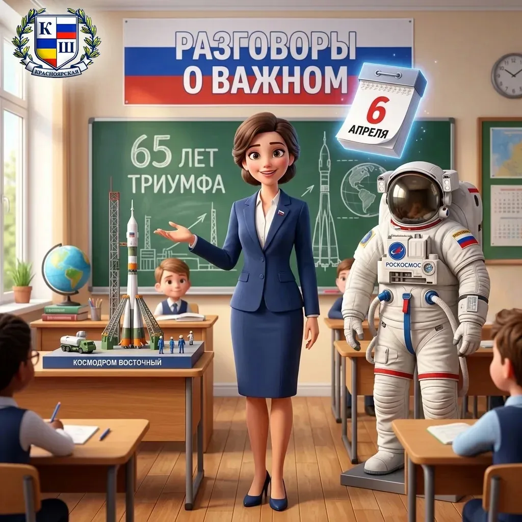 👩🏻‍🏫 6 апреля на занятии «Разговоры о важном» в каждой российской школе будут говори...