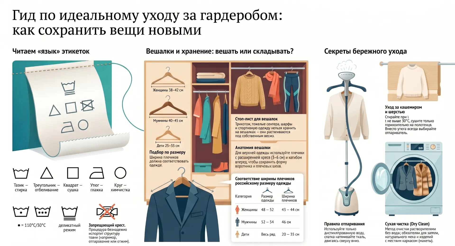 Спасаем любимые вещи: ультимативный гайд по уходу за гардеробом! 👗✨