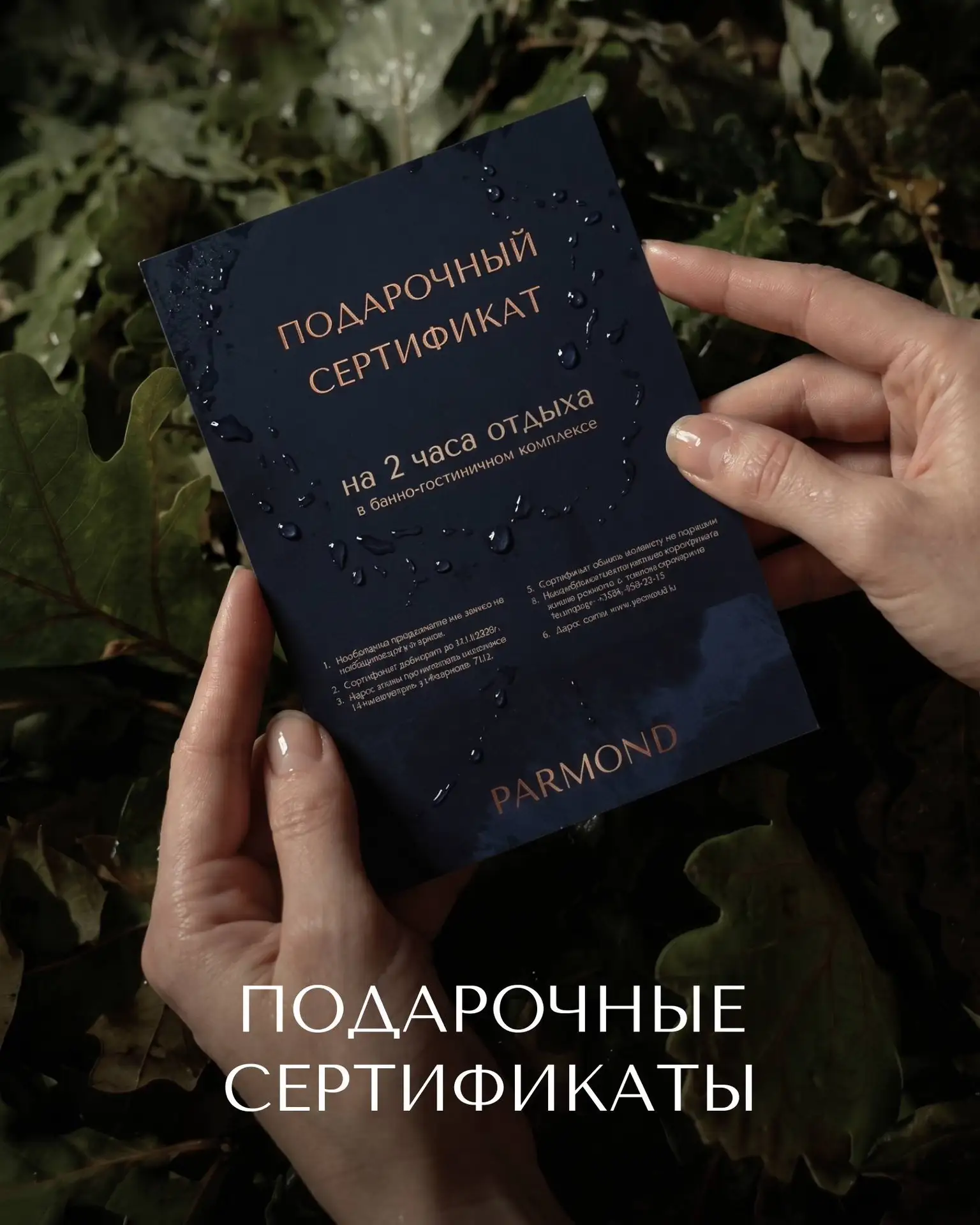 Подарочный сертификат в Parmond — приглашение в пространство тишины, тепла и восстановления✨

Эстети