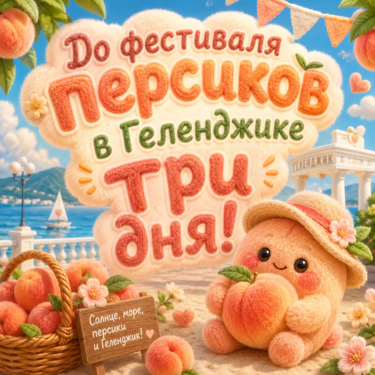 До Фестиваля персиков осталось всего три дня!

Уже совсем скоро на Ярмарочной площади можно будет не
