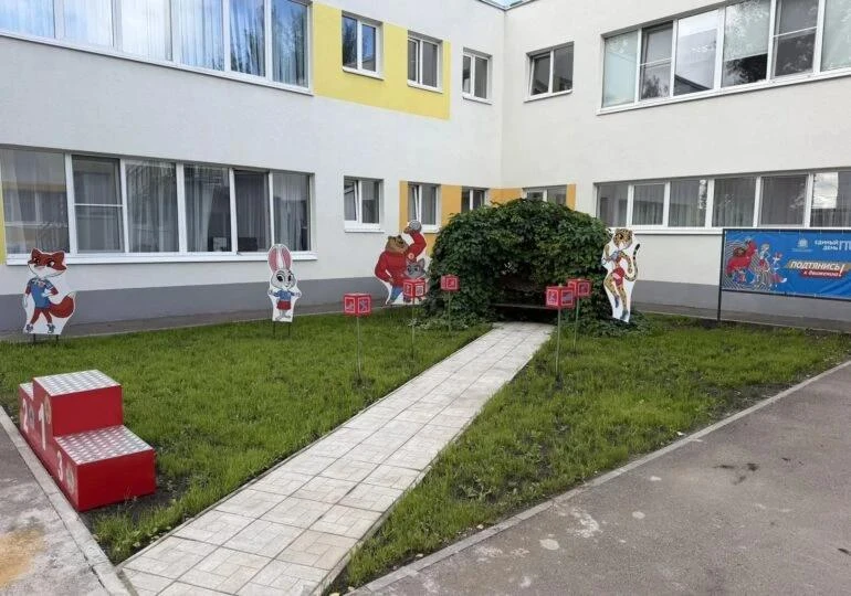 💪🏻 В самарском детсаду №378 открыли аллею ГТО