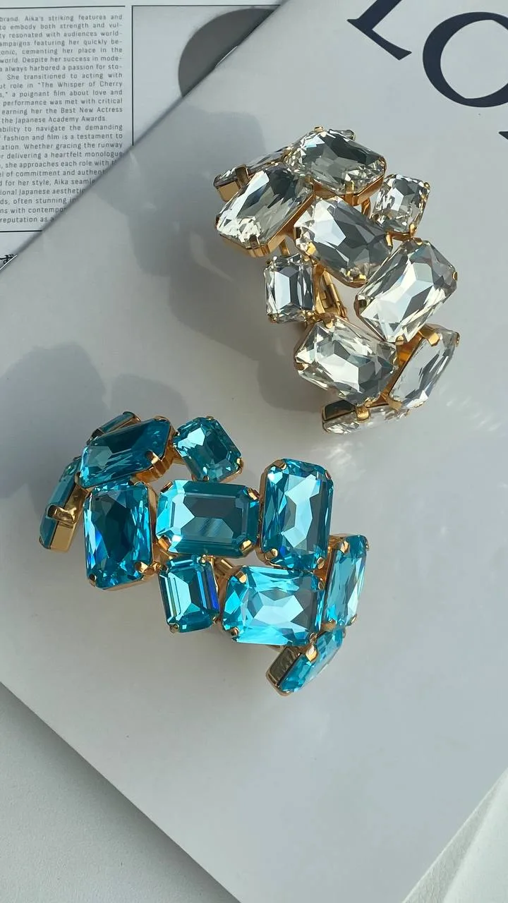 Сияйте этим летом: крупные украшения с кристаллами Swarovski - ослепительный выбор для ...