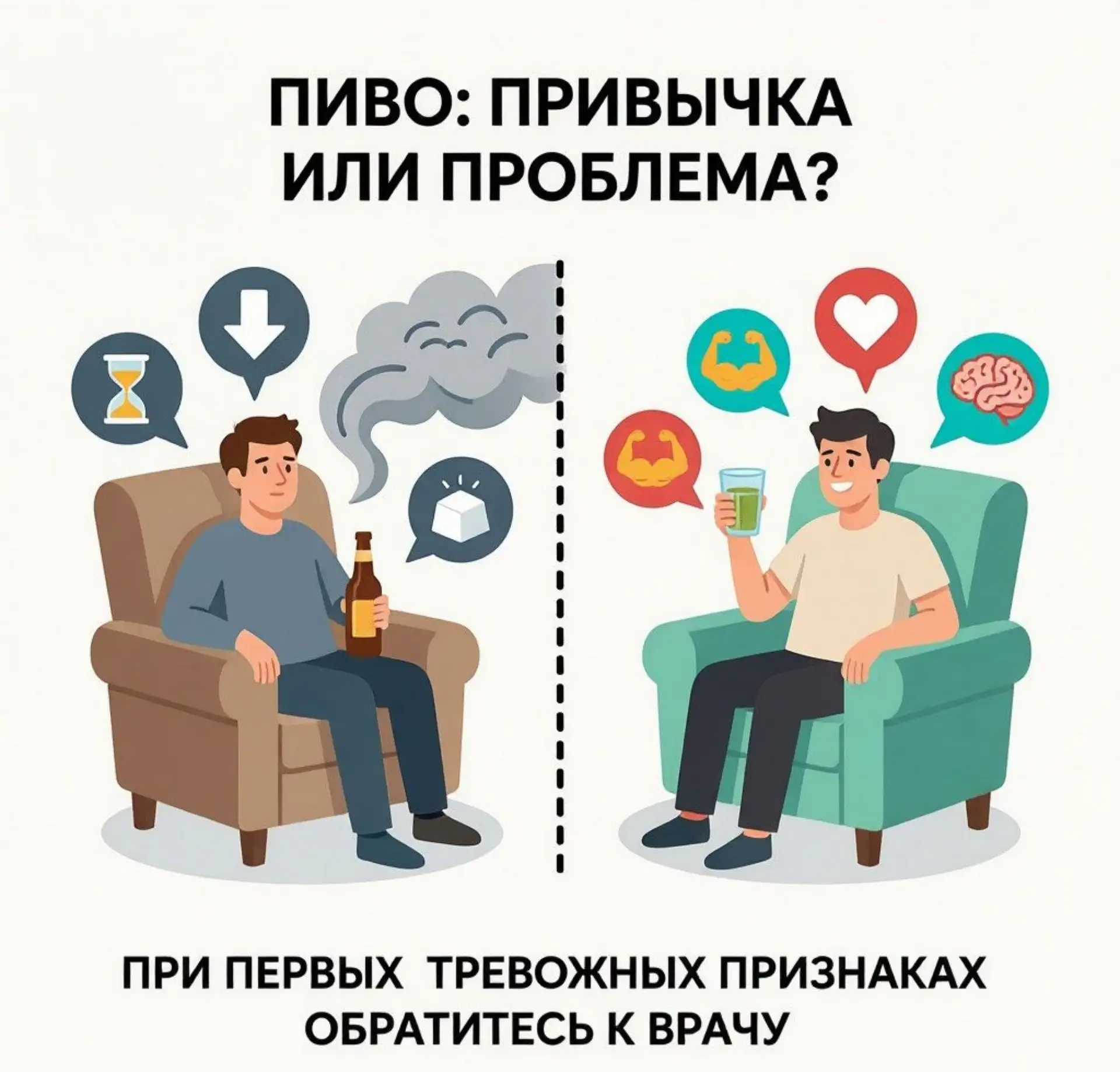 «БУТЫЛОЧКА ПИВА ПОСЛЕ РАБОТЫ»: КОГДА ПРИВЫЧКА СТАНОВИТСЯ БОЛЕЗНЬЮ