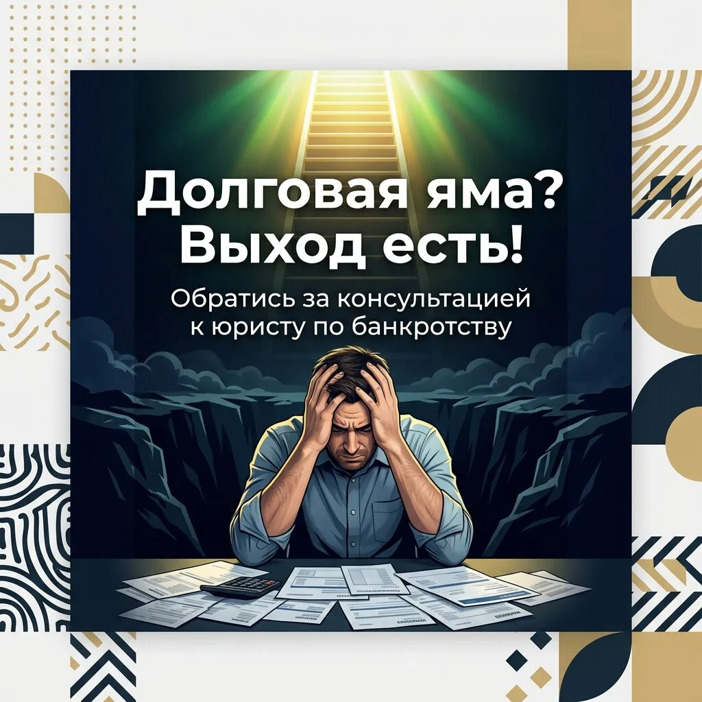 Долговая яма? Выход есть! Юрист по банкротству