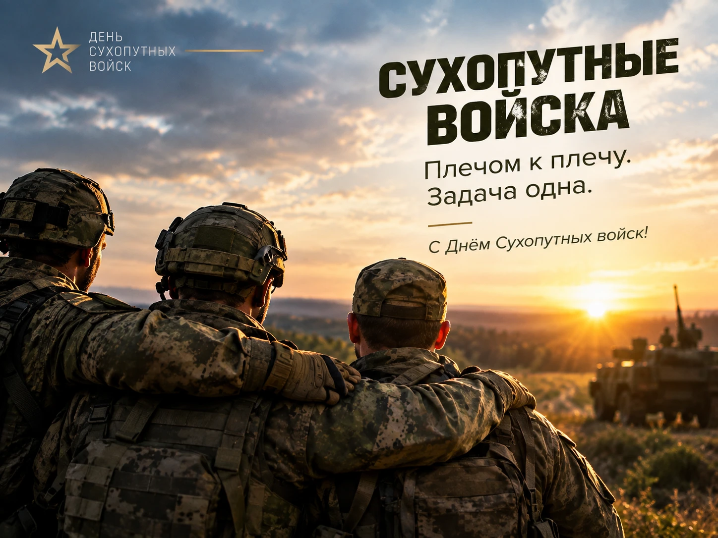 Сегодня поздравляю всех, кто служил и продолжает служить в Сухопутных войсках России.