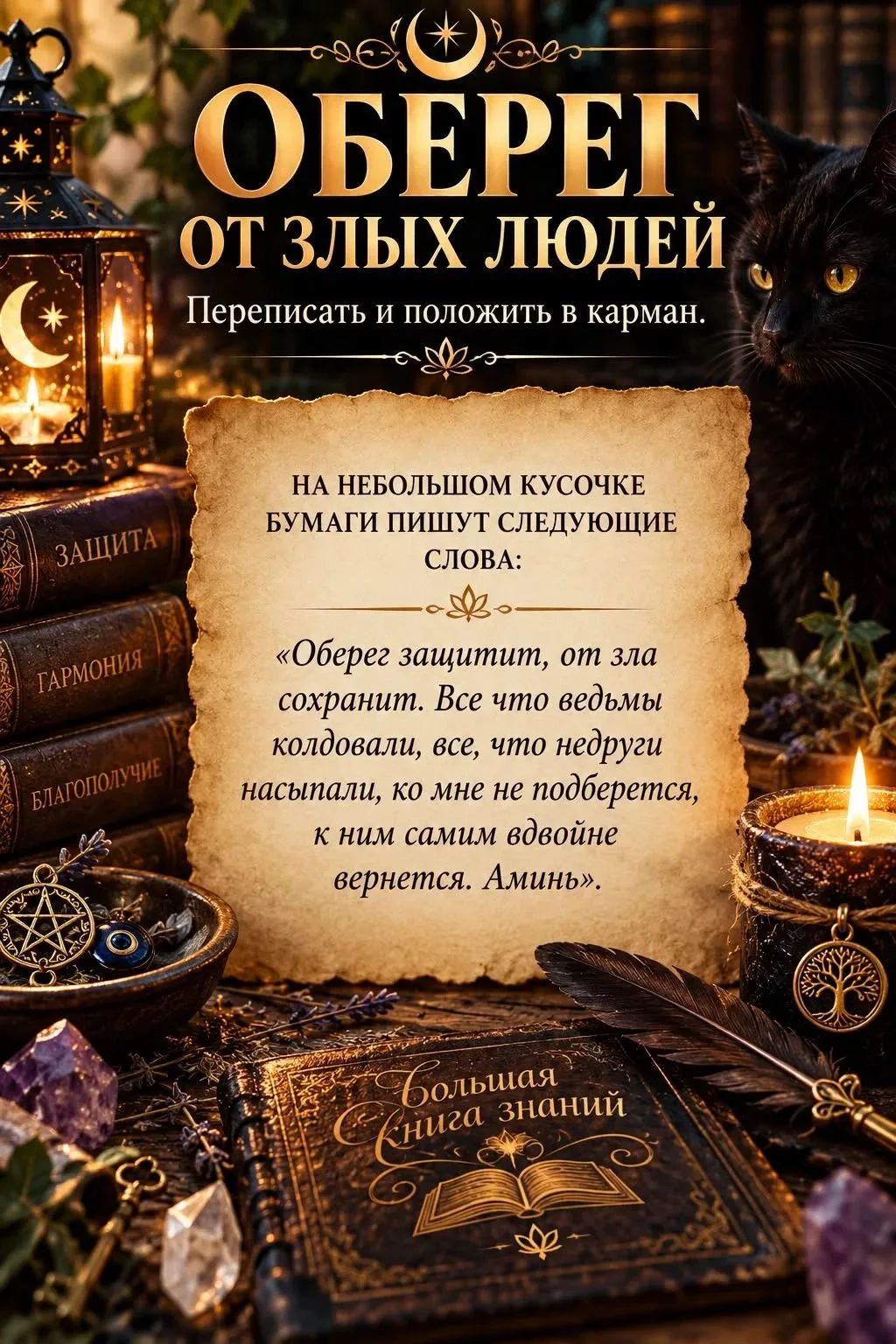 Оберег от злых людей