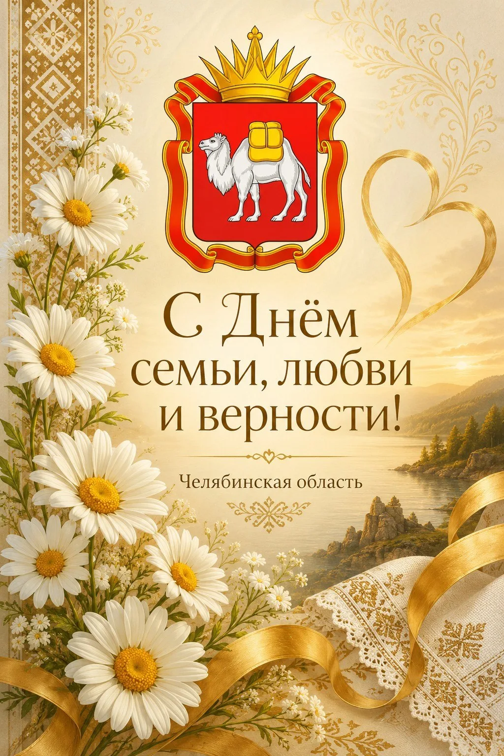 С Днём семьи, любви и верности!

Сегодня особенный день — 8 июля мы отмечаем праздник, который напом