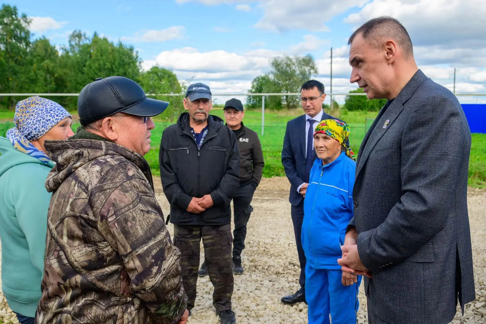 Сегодня посетил Оршанский район.