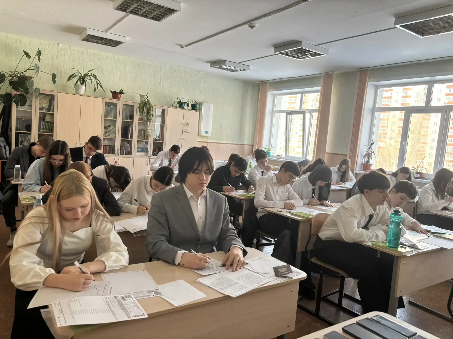 Сегодня в нашей гимназии — важный день! В рамках плановой подготовки к основному государственному эк