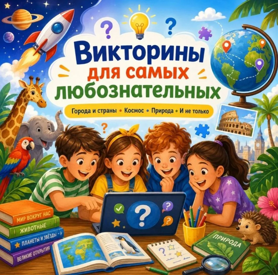 🧠 Для самых любознательных — викторины!

Лето — отличное время не только для отдыха, но и для новых