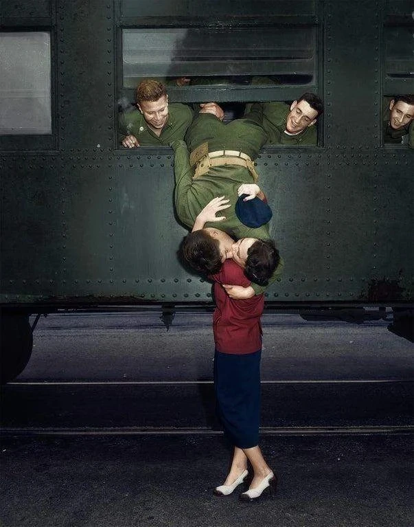 Прощальный поцелуй, война в Корее, 1950 год.