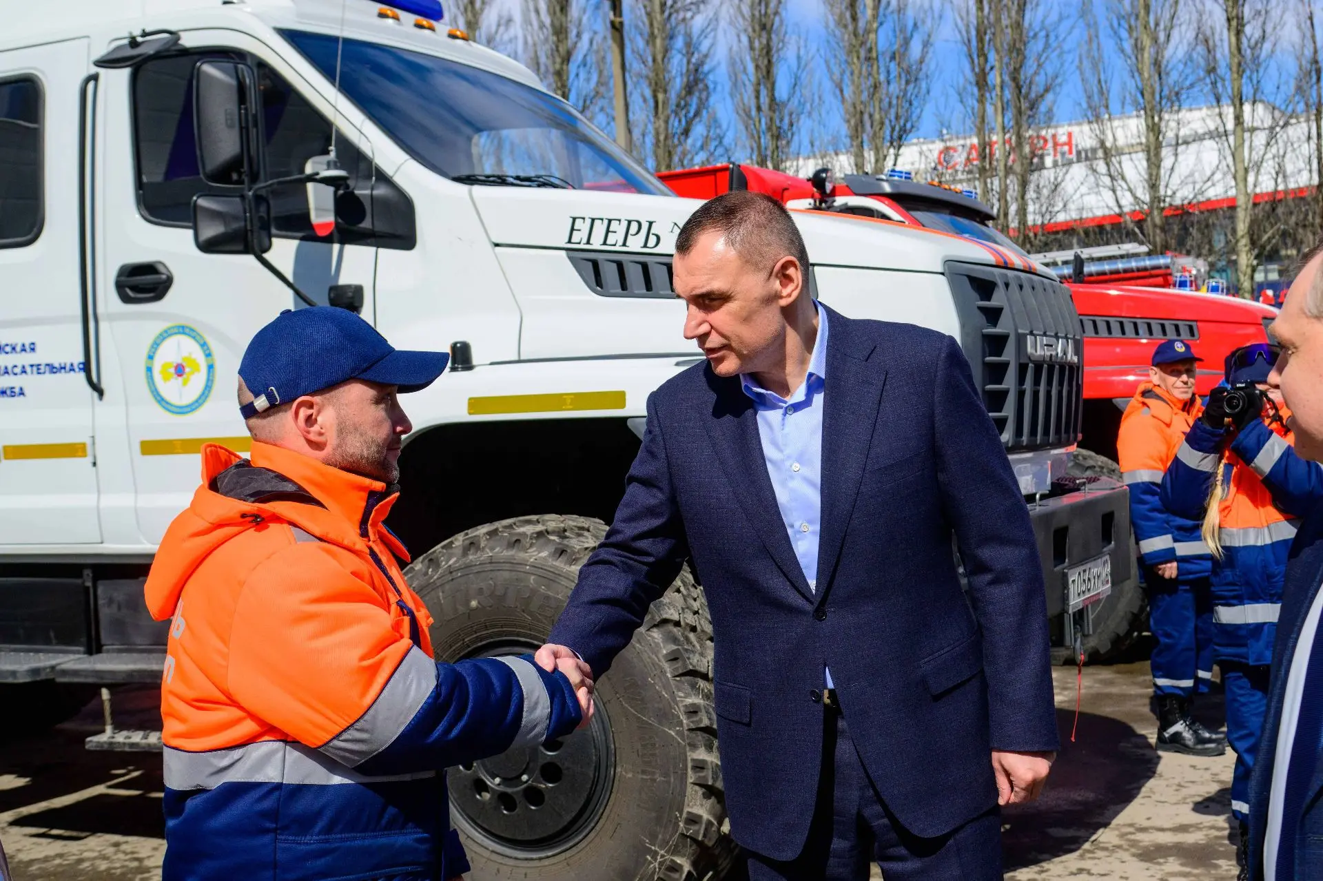 Глава Марий Эл поздравил «Всероссийский студенческий корпус спасателей» с 25-летием  Во Дворце молод