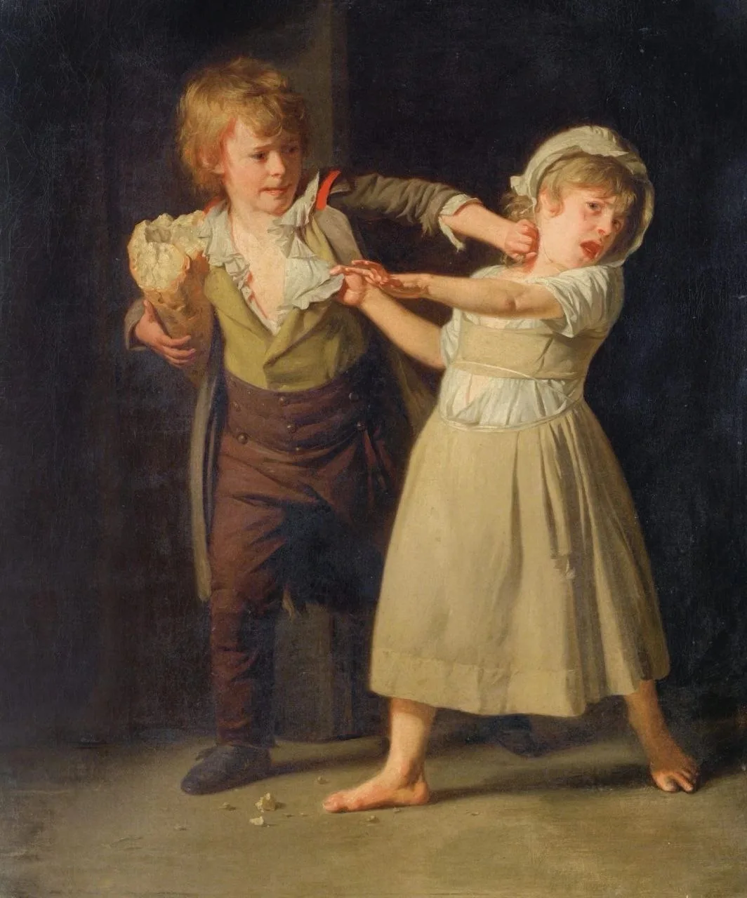 "Дети, дерущиеся из-за хлеба", 1803-1809