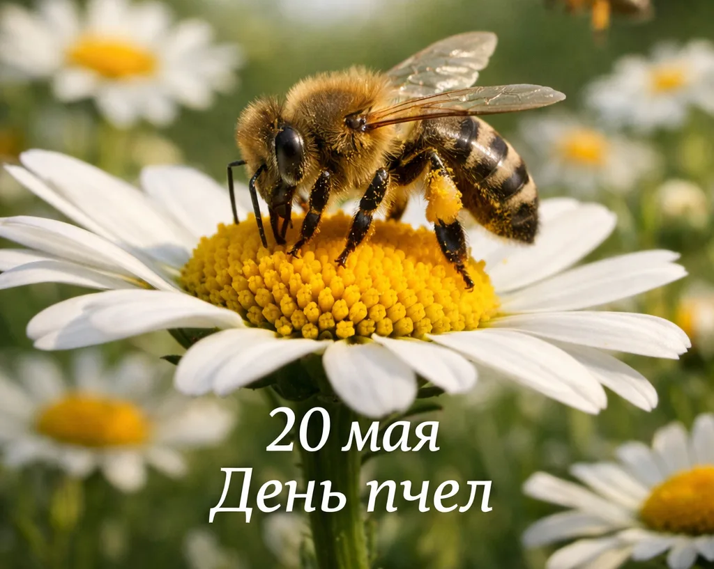 🐝 20 мая отмечается Всемирный день пчёл.🐝
