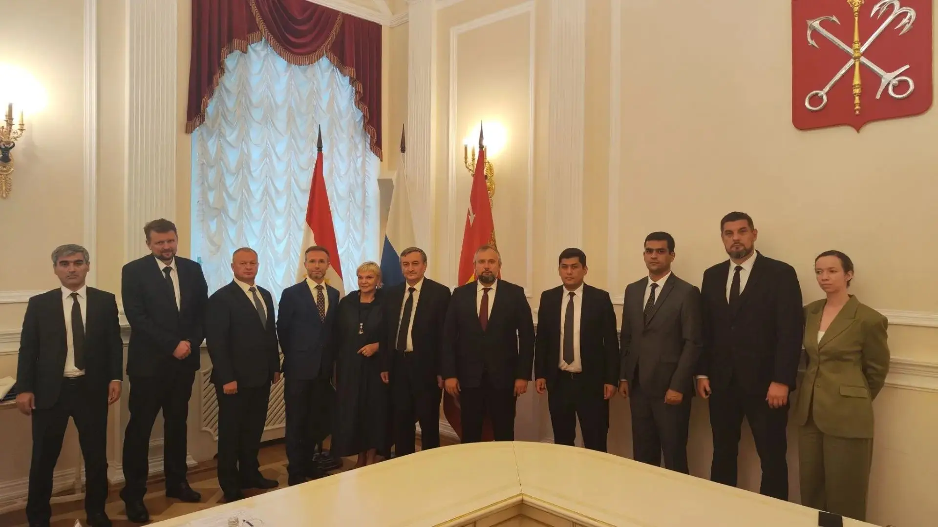 🇷🇺🤝🇹🇯 Делегация Республики Таджикистан прибыла с рабочим визитом в Санкт-Петербург