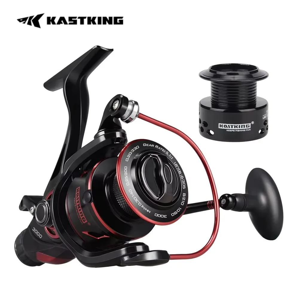 Катушка безынерционная KastKing Sharky Baitfeeder III, серии 3000/4000/5000/6000