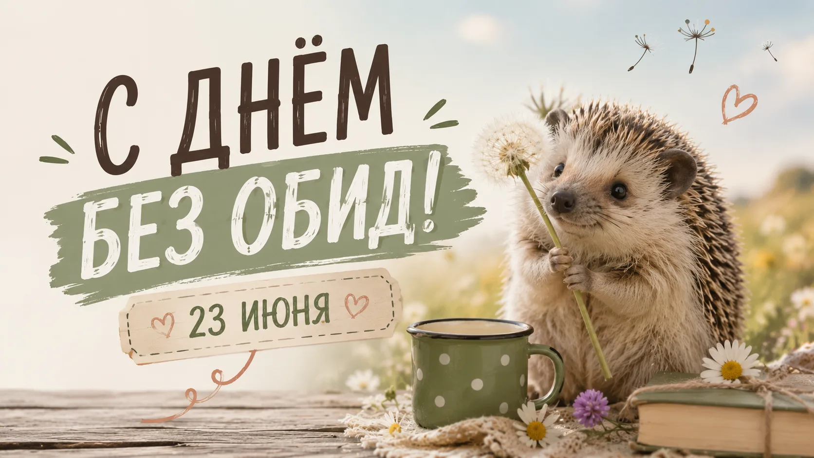 С Днём без обид! 💞