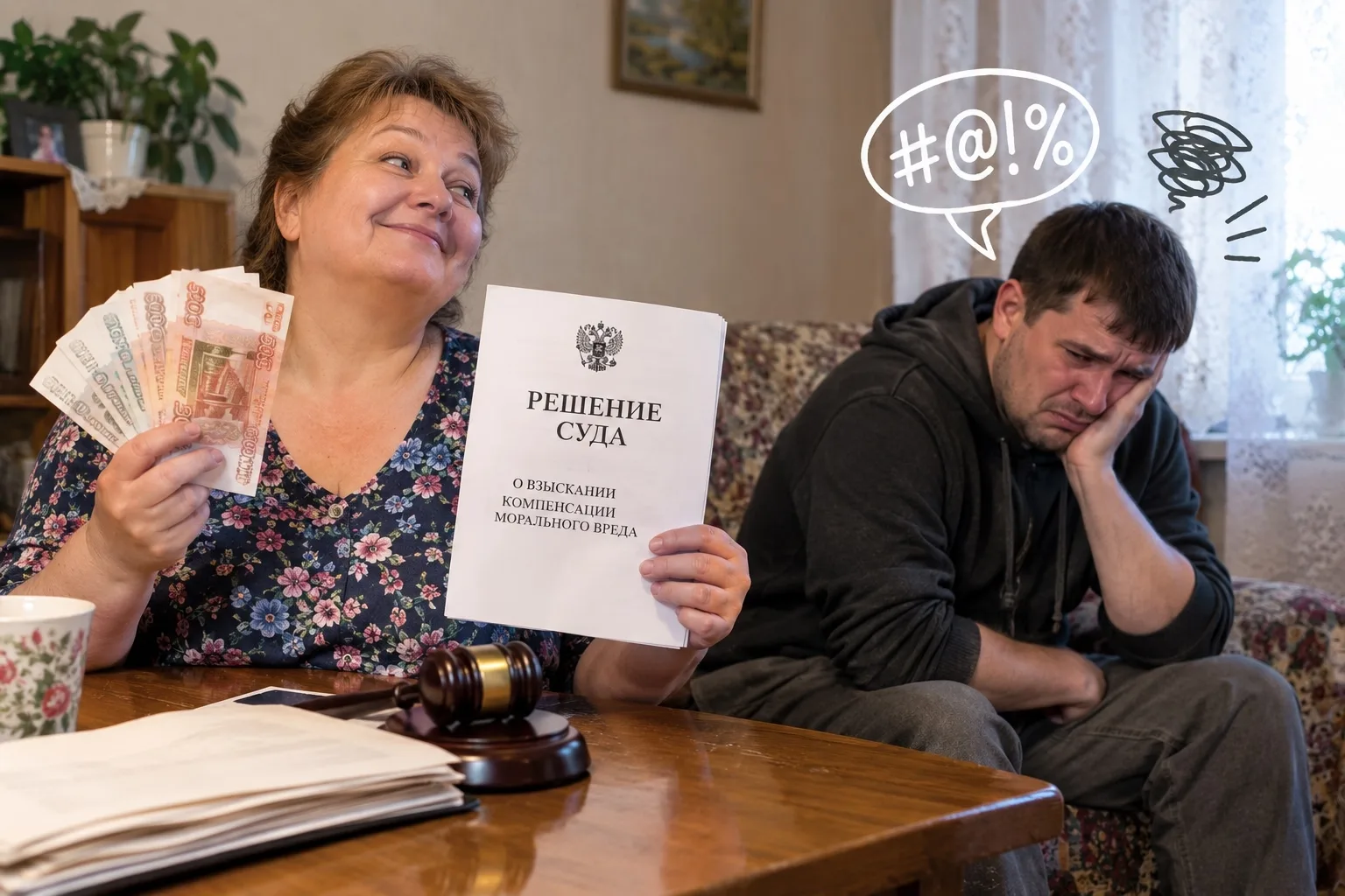 🗣️ В Алтайском крае женщина через суд добилась компенсации за оскорбления от своего сына