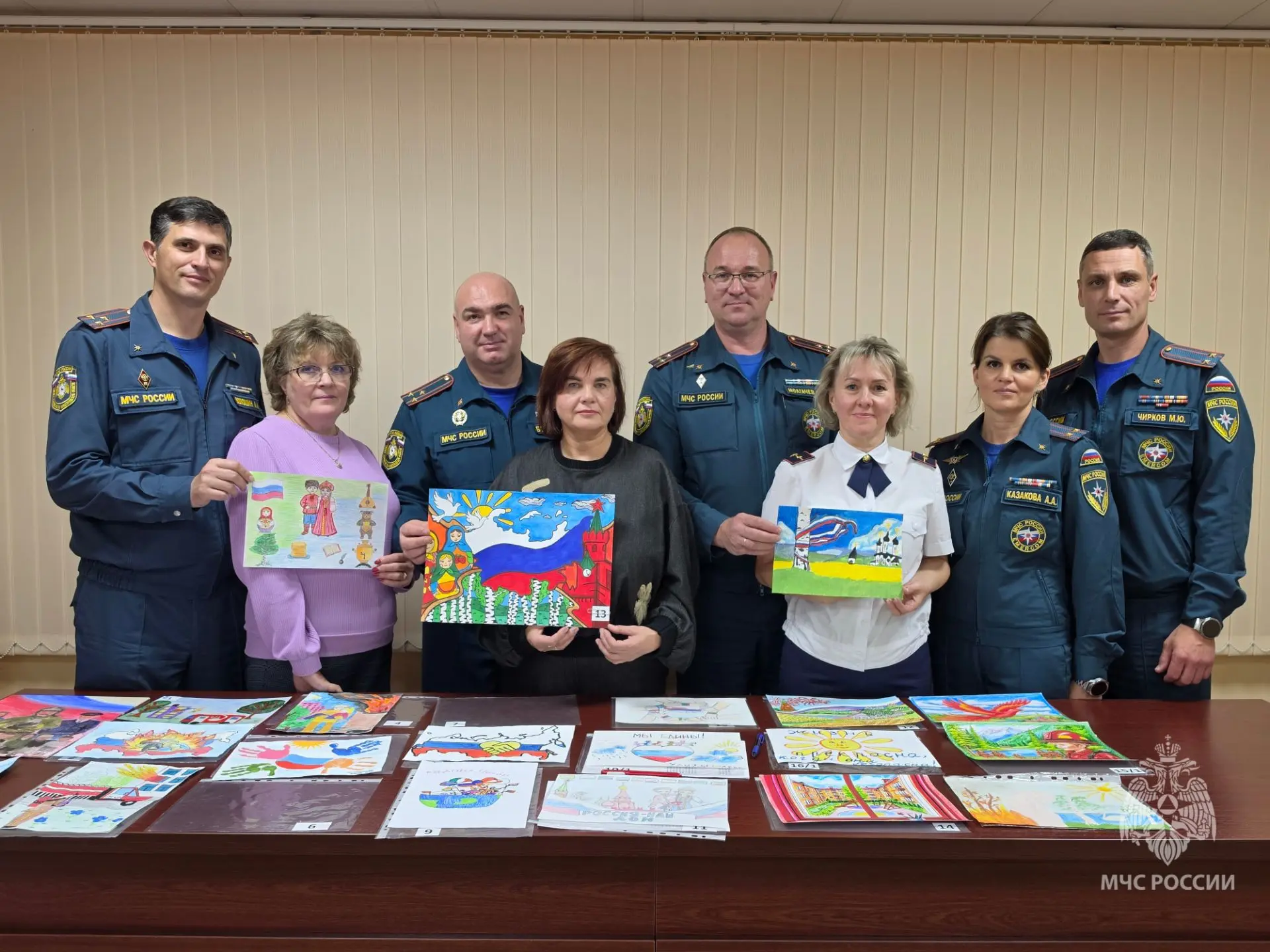 Подведены итоги первого этапа конкурса детских рисунков