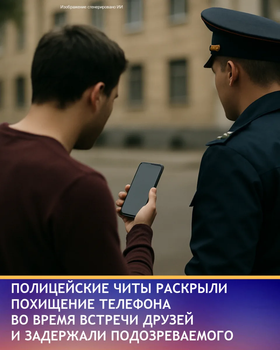 В Чите полицейские раскрыли кражу телефона стоимостью около 30 тысяч рублей, украденног...