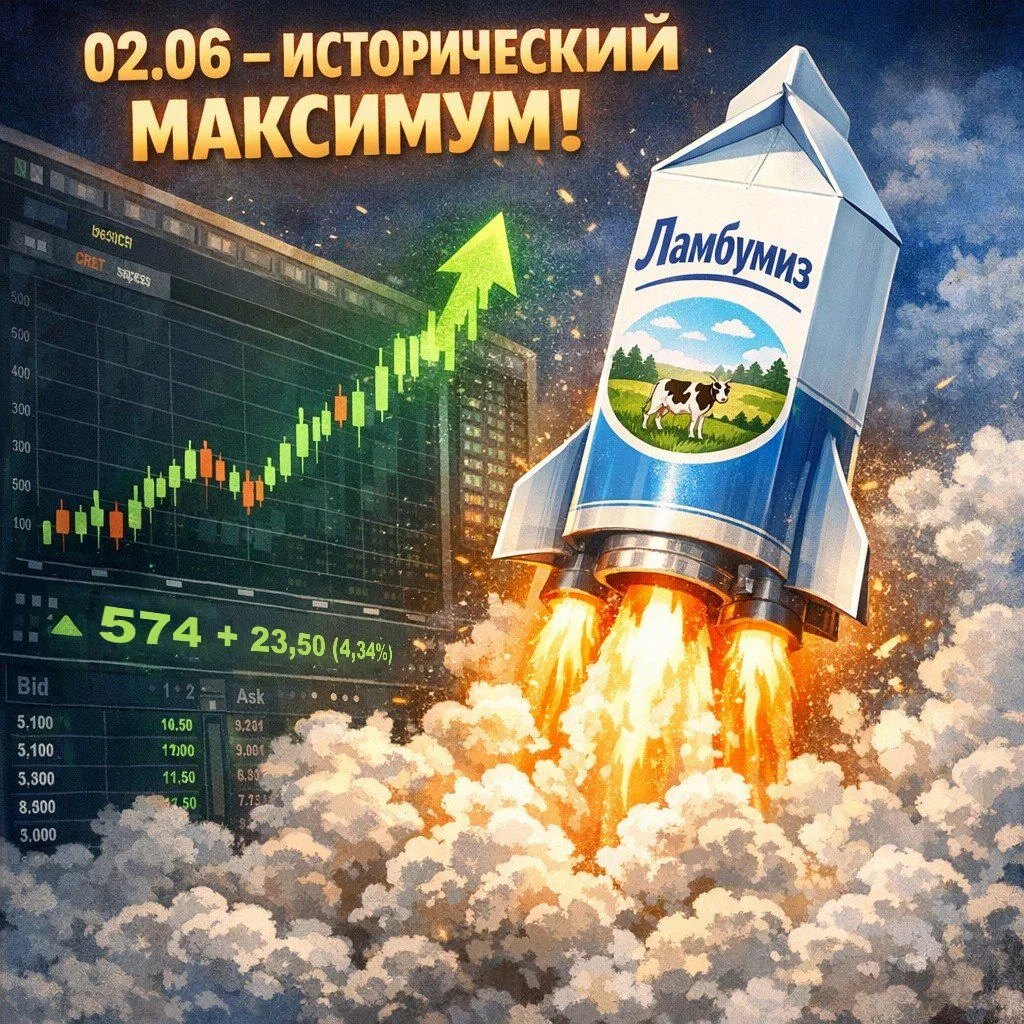 🎯 Акции ПАО «Ламбумиз» обновили исторический максимум