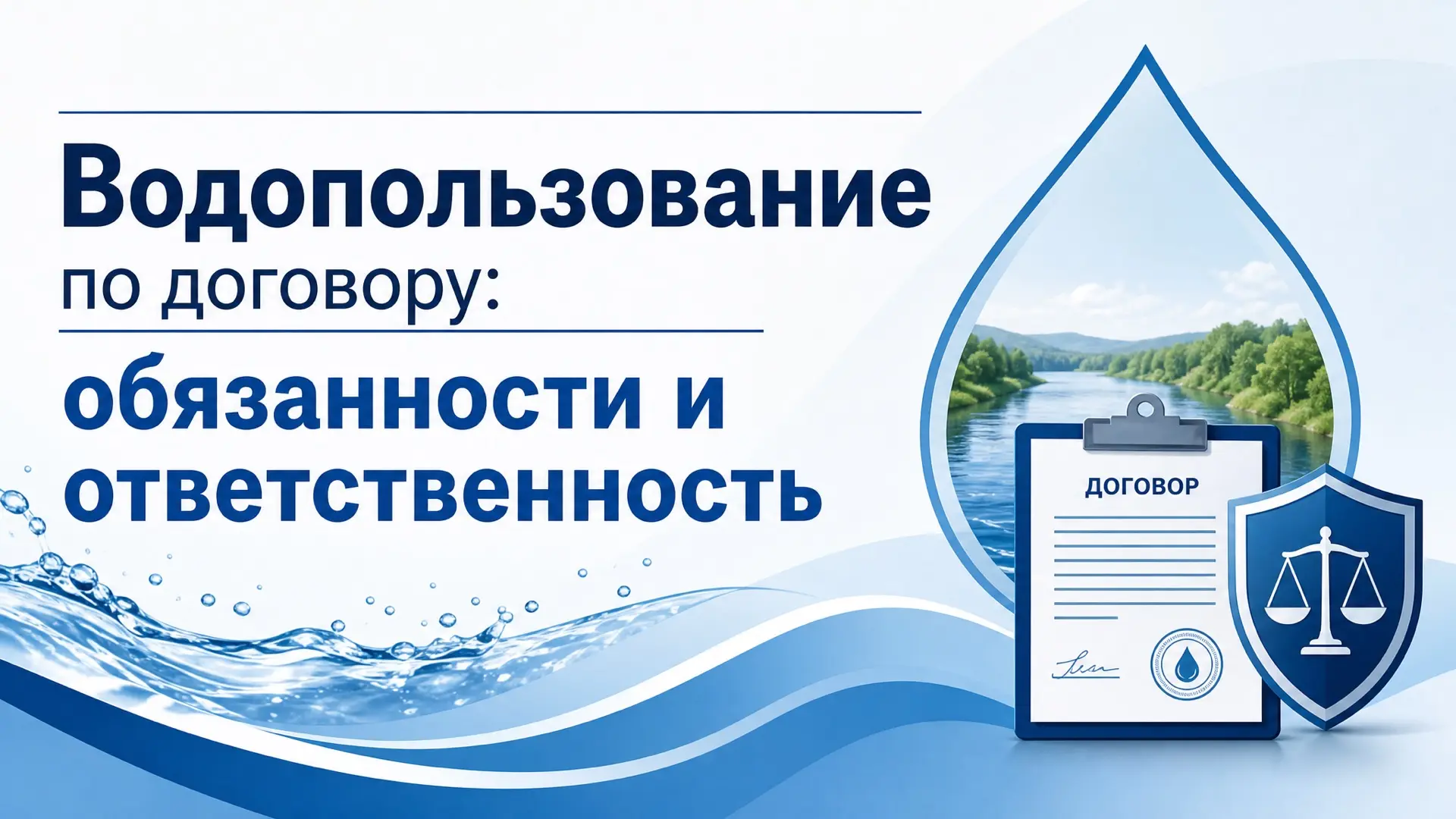 Водопользование по договору: обязанности и ответственность