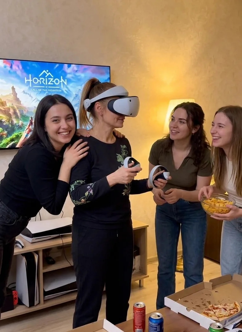 Планы на вечер: устроить зарубу в Mortal Kombat или улететь в виртуальную реальность 🎮
Давайте чест