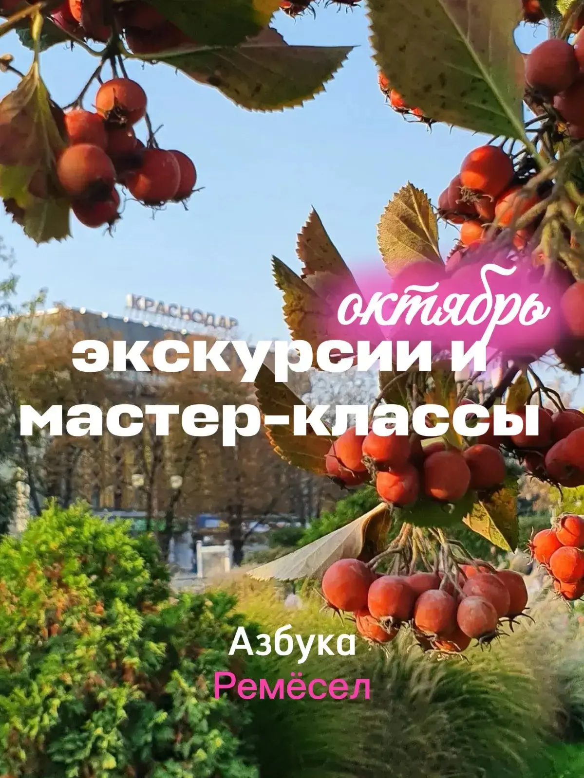 Афиша на октябрь🍁