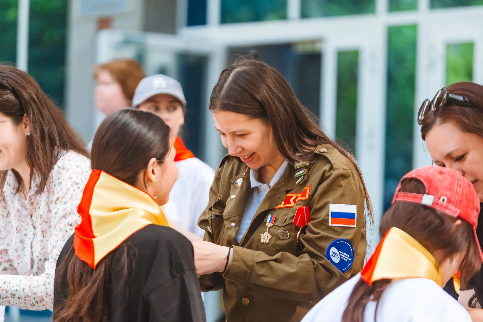 ⚡ Студотряды Амуллинского университета открыли третий трудовой семестр  20 мая на площади перед Акму