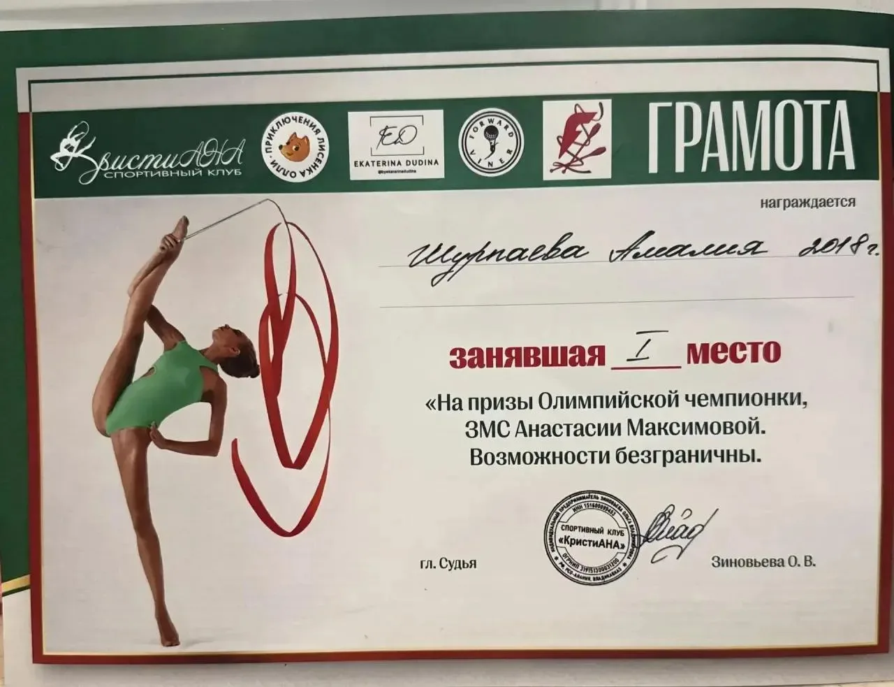 Махачкалинская весна – золотая в копилке достижений!  Фестиваль по художественной гимнастике «Махачк