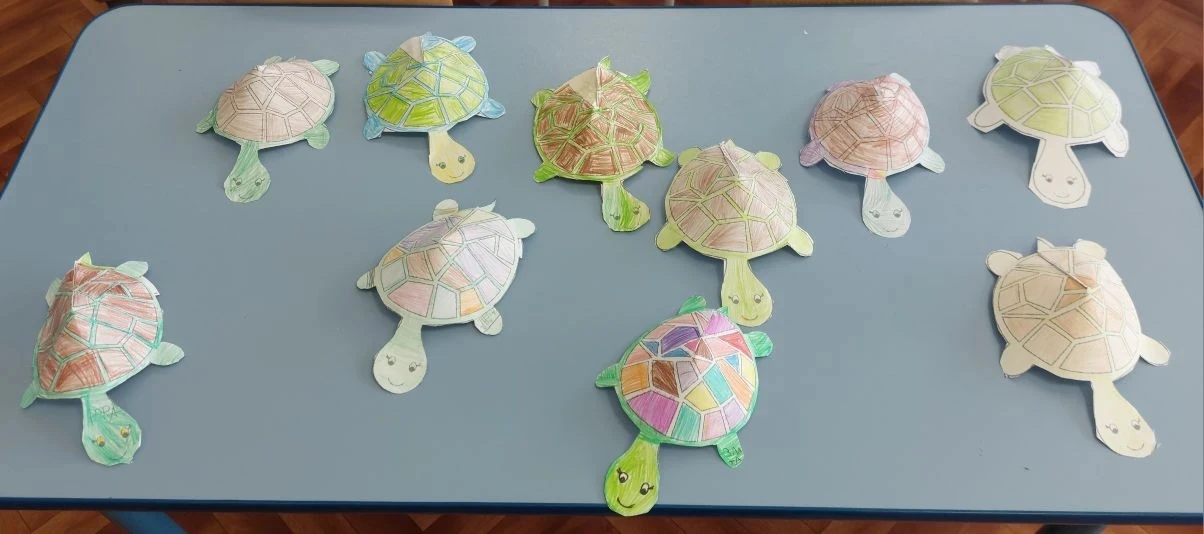 🐢Воспитанники детского объединения «Бумагопластика и оригами», под руководством педагога дополнитель