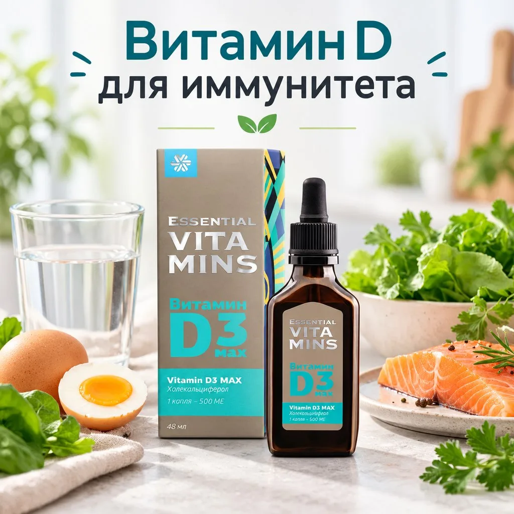 Витамин D и иммунитет осенью ☀️