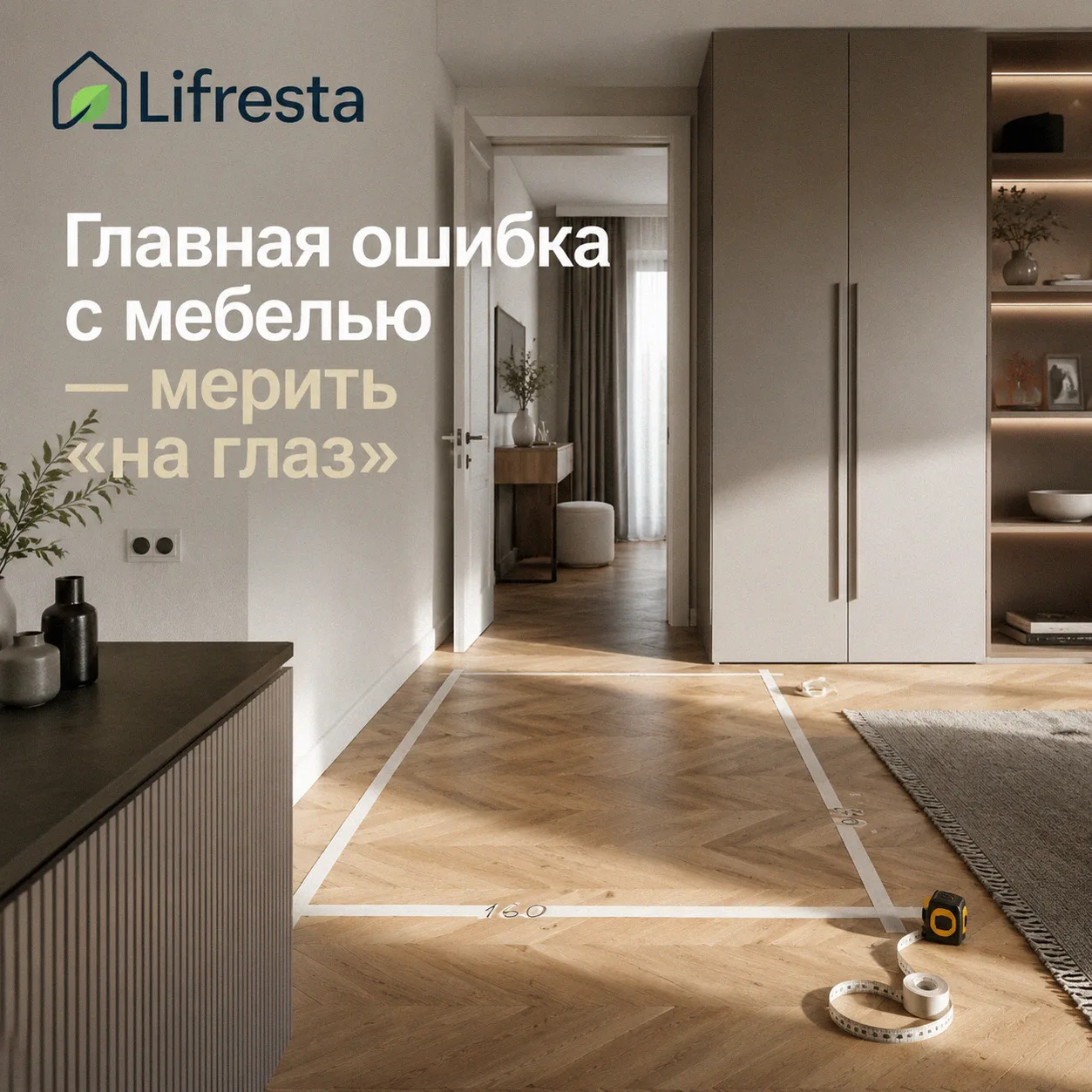 Главная ошибка с мебелью — мерить «на глаз»