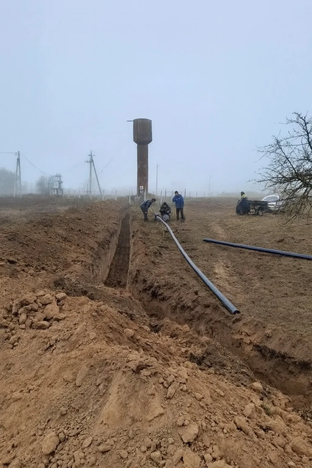 🚰Крайводоканал завершил замену 2 км уличного водопровода в хуторе Зайцев Курского округа  Трубопрово