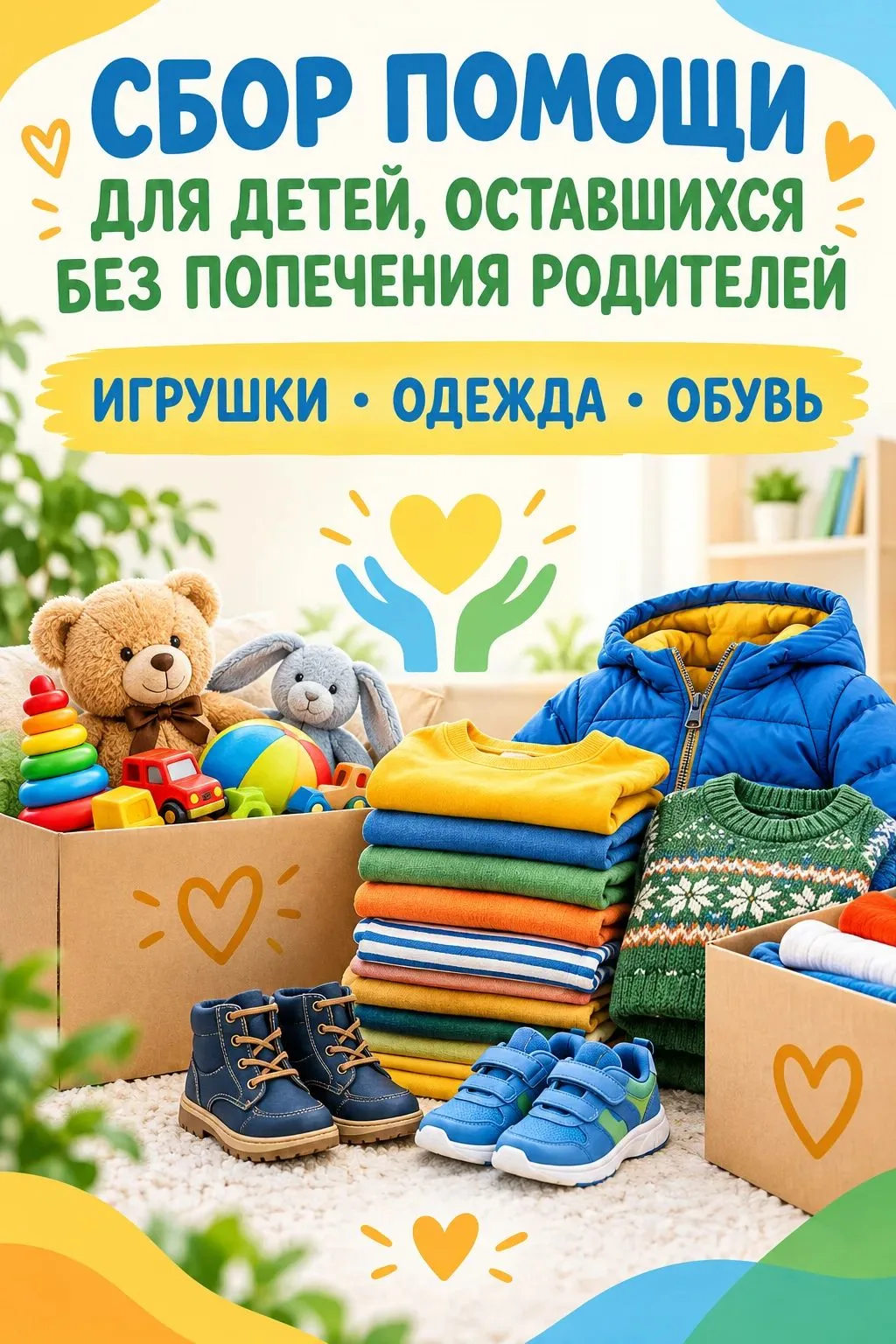 🧸 Доброта начинается с нас! Объявляем сбор помощи!