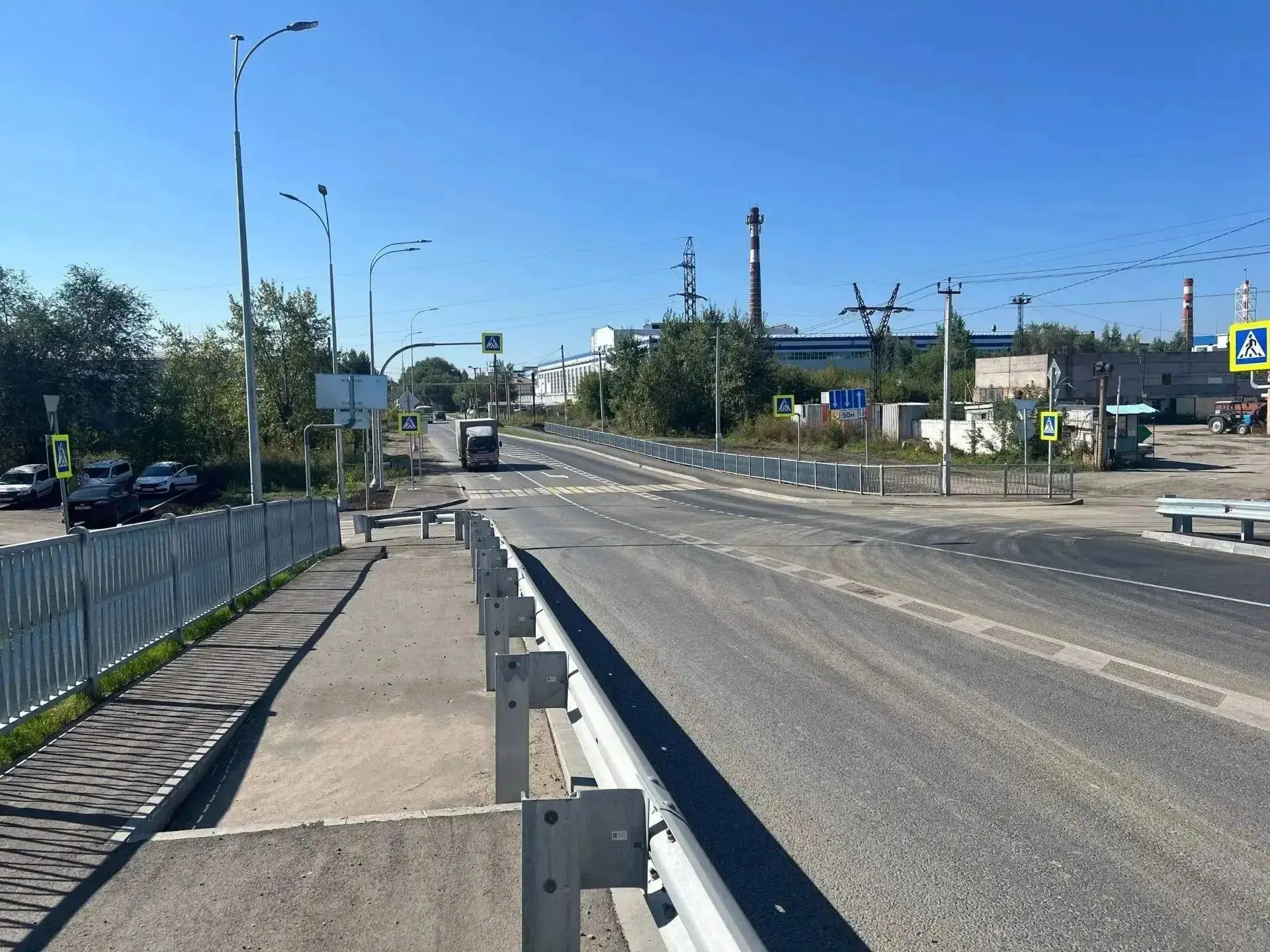 Мост в челябинском поселке Новосинеглазово полностью достроили